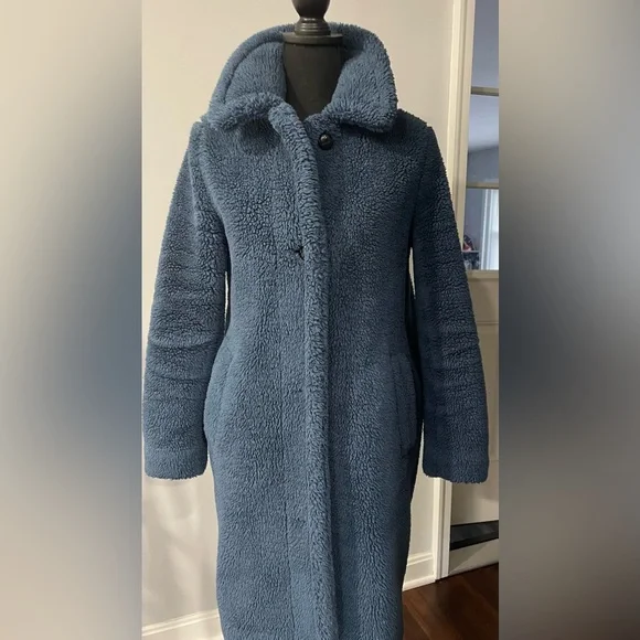 GAP Cozy Sherpa overcoat - Picture 3 of 6